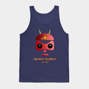 I'm Not Robot Tank Top